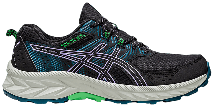 Asics Wmns Gel Venture 9 Black Teal Violet