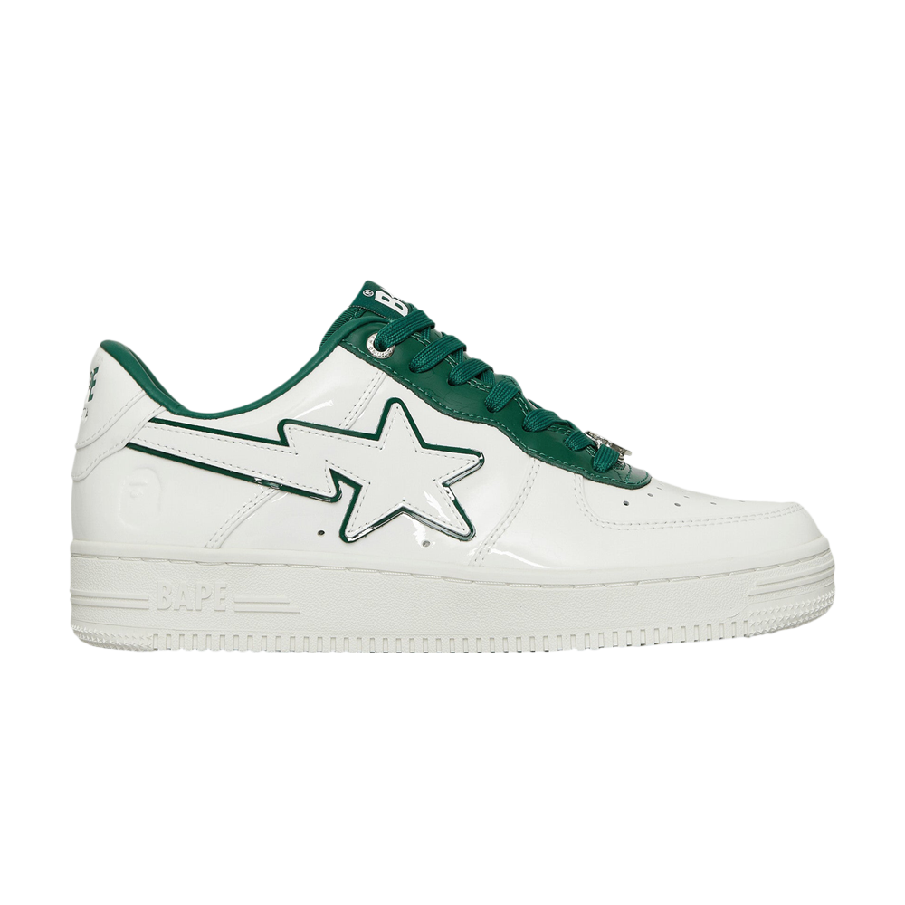 Pre-owned Bape Wmns Sta #8 M1 'white Green'