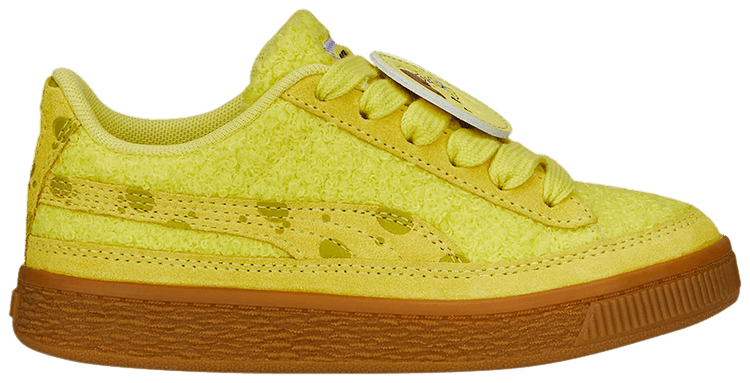 SpongeBob SquarePants x Puma Suede Little Kid SpongeBob