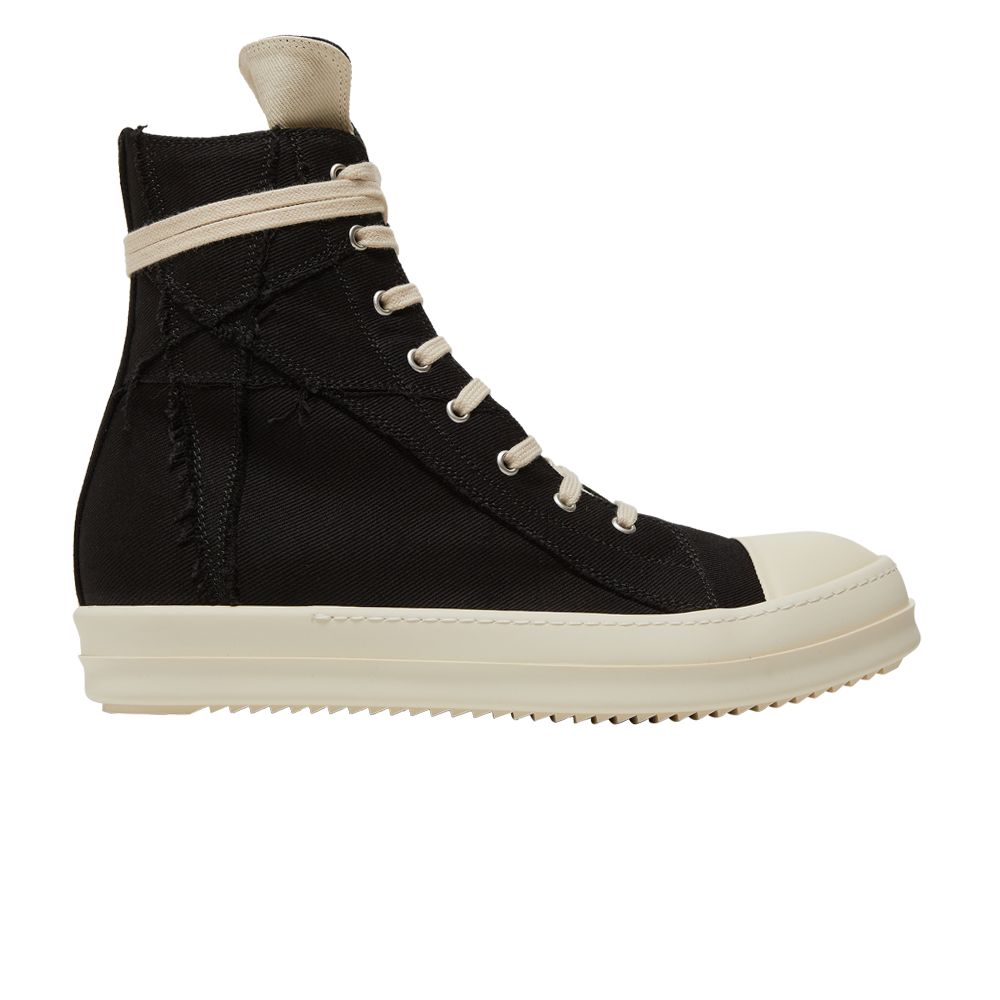 Pre-owned Rick Owens Drkshdw Strobe Cotton Denim Penta High 'black Milk' | Men's Size 42