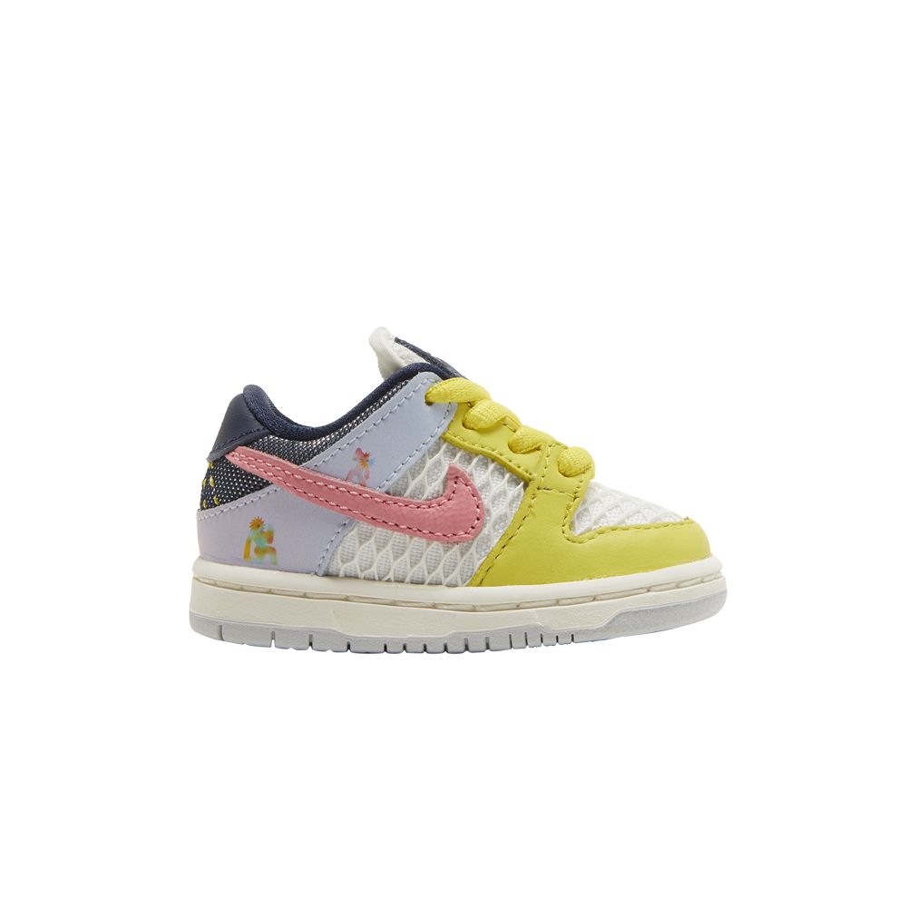Pre-owned Nike Xavier Schipani X Dunk Low Sb Td 'be True - Trans Joy' | Multi-color | Infant Size 3