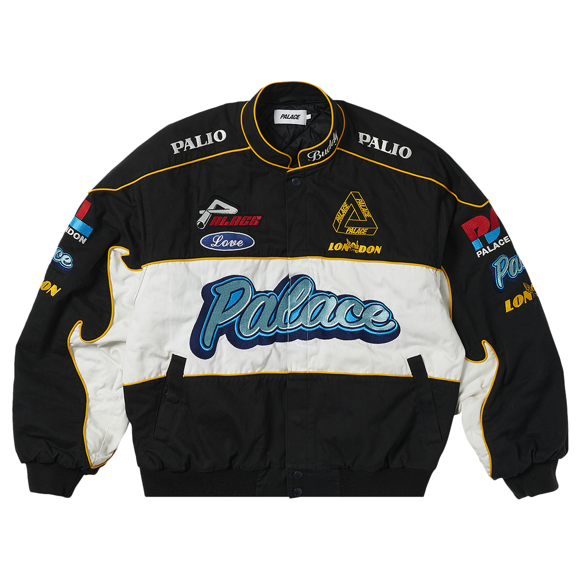 Pre-owned Palace Fast Cotton Jacket 'black'