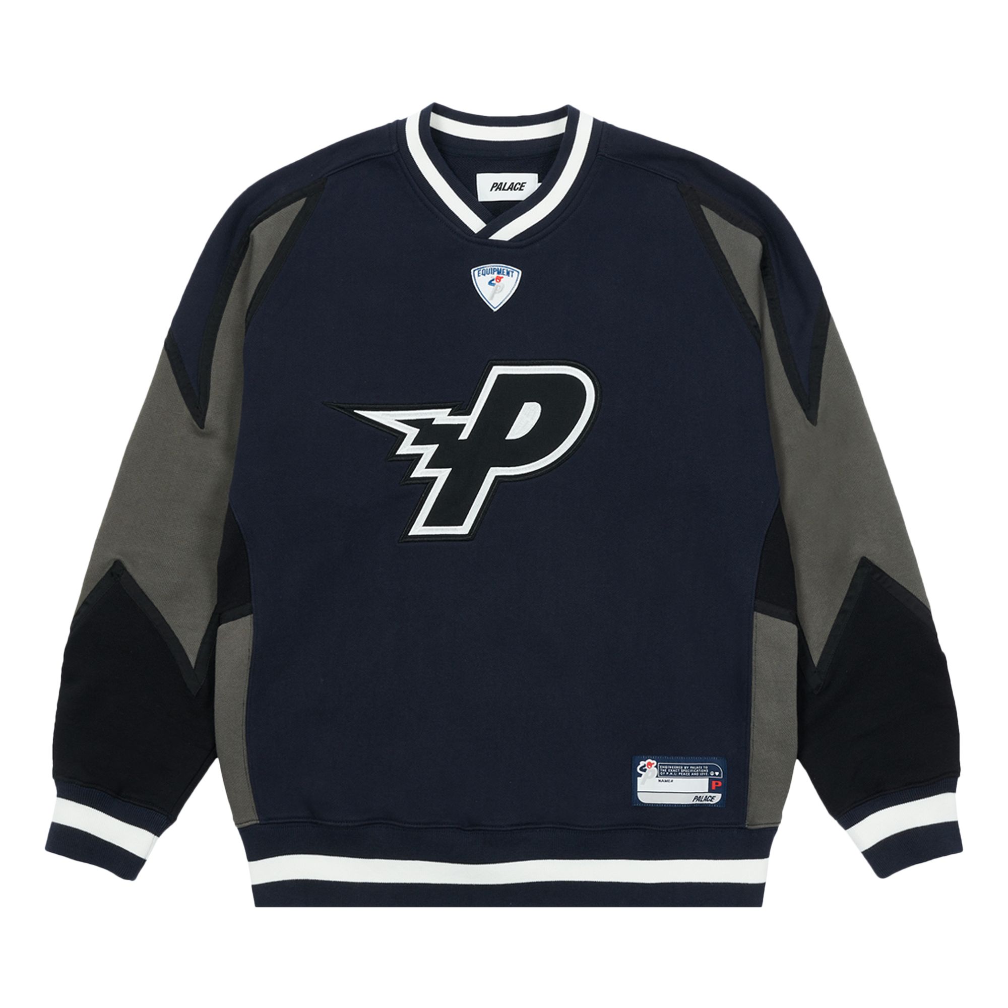 Palace Bolt Crew 'Grey/Black' | Men's Size M