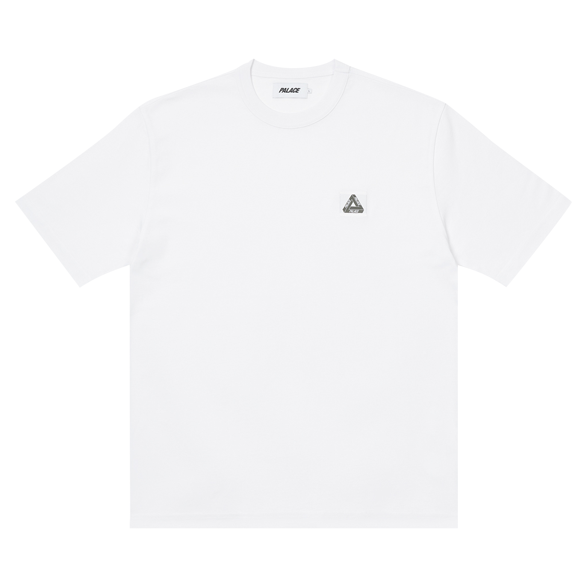 Pre-owned Palace Square Patch T-shirt 'white'