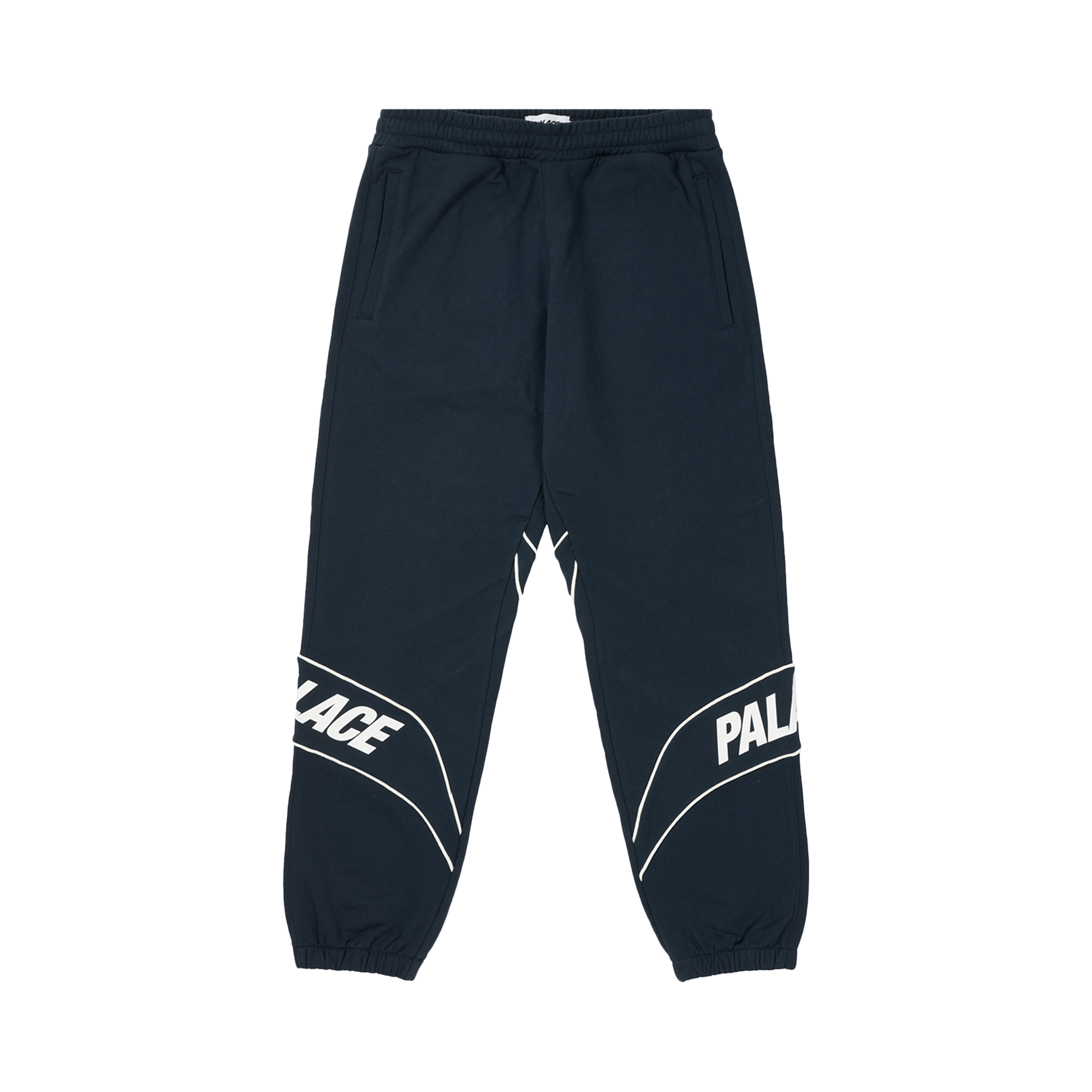 Pre-owned Palace Pipe Joggers 'navy' In Blue