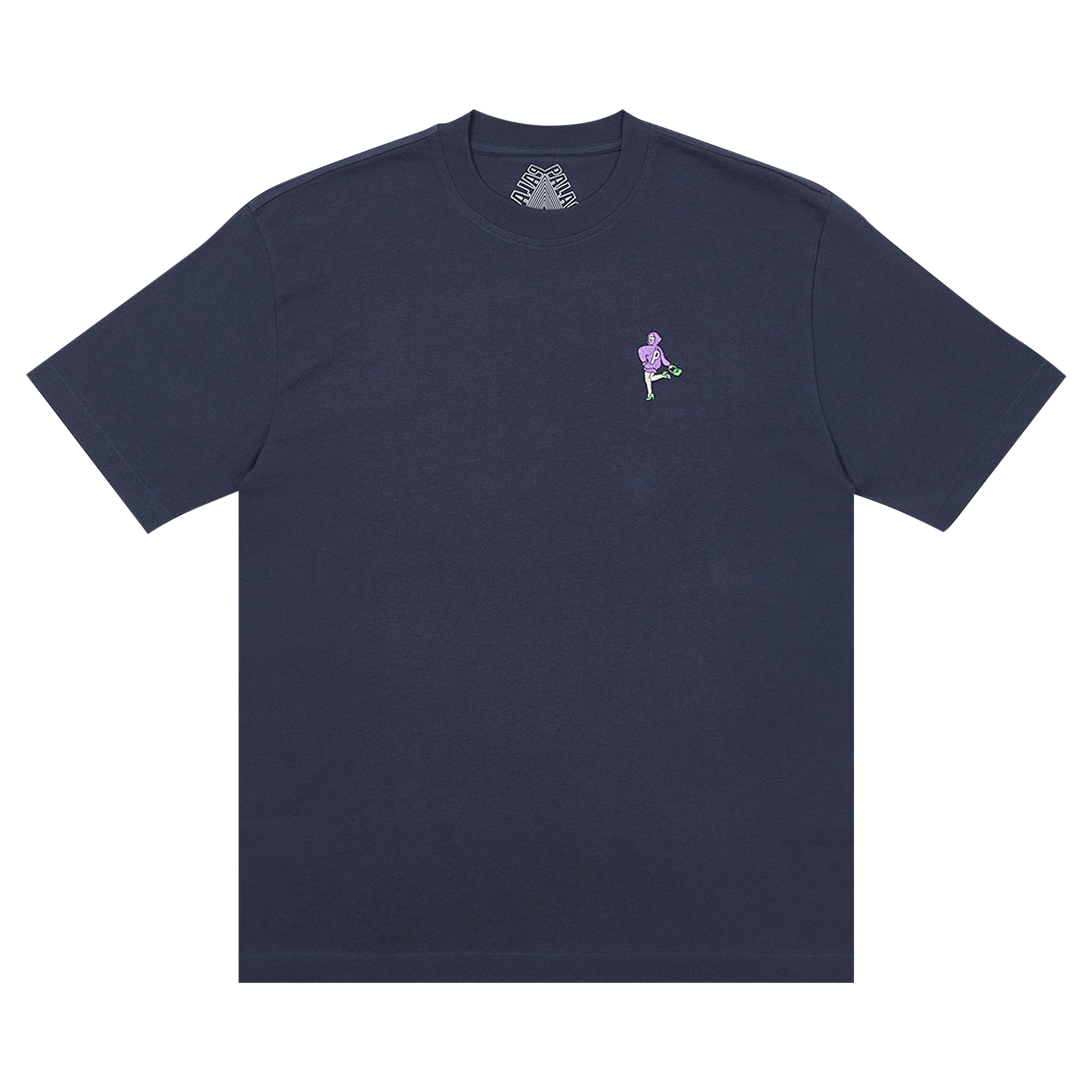 Pre-owned Palace Handbag T-shirt 'navy' In Blue