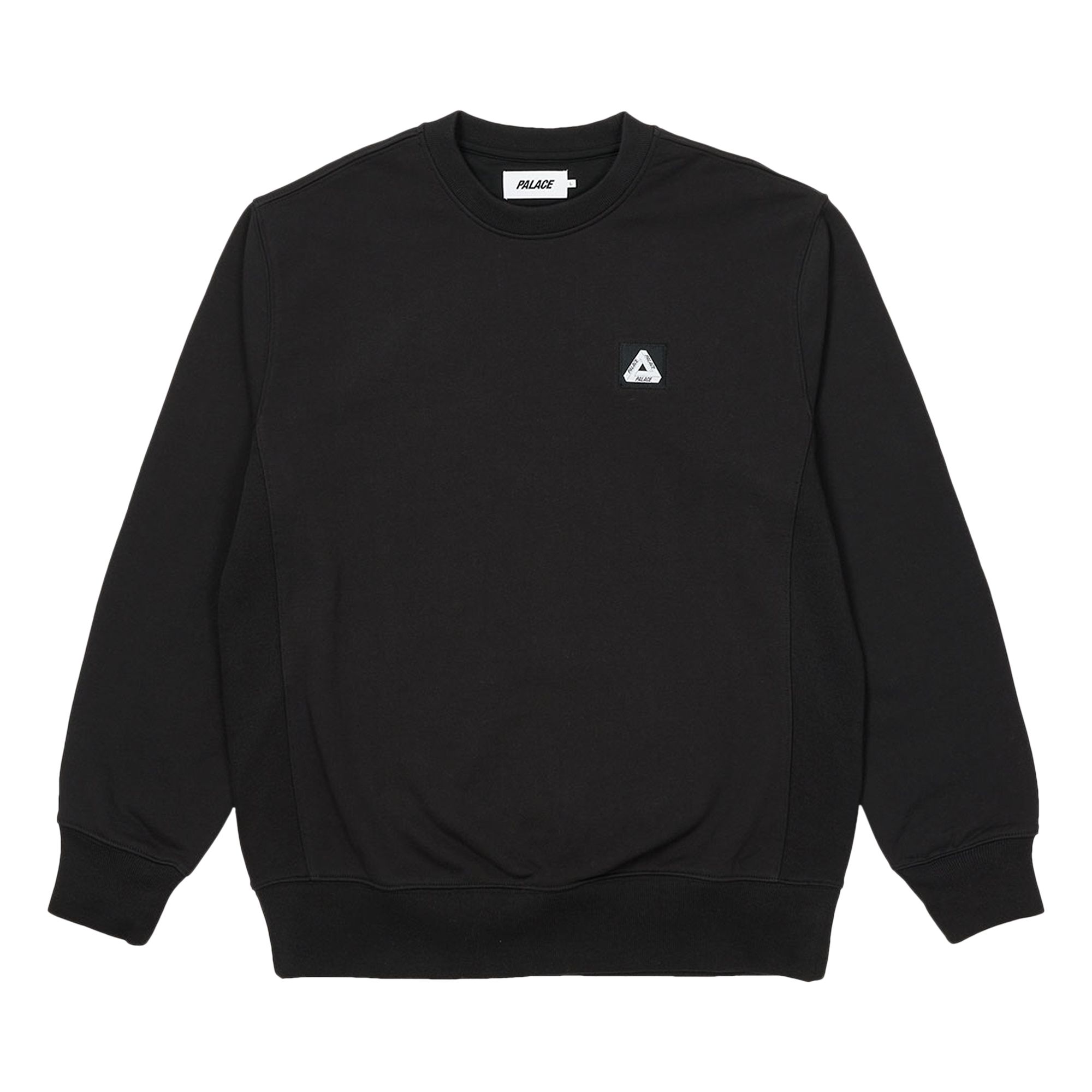 PALACE PALACE SQUARE PATCH CREW 'BLACK'