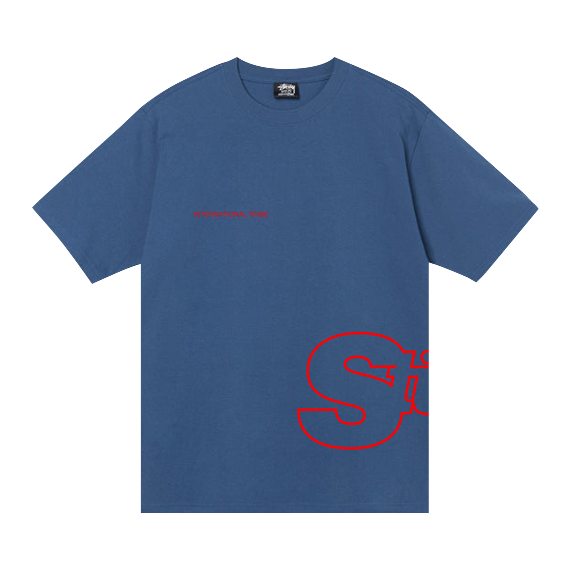 Pre-owned Stussy International Tribe Tee 'midnight' In Blue