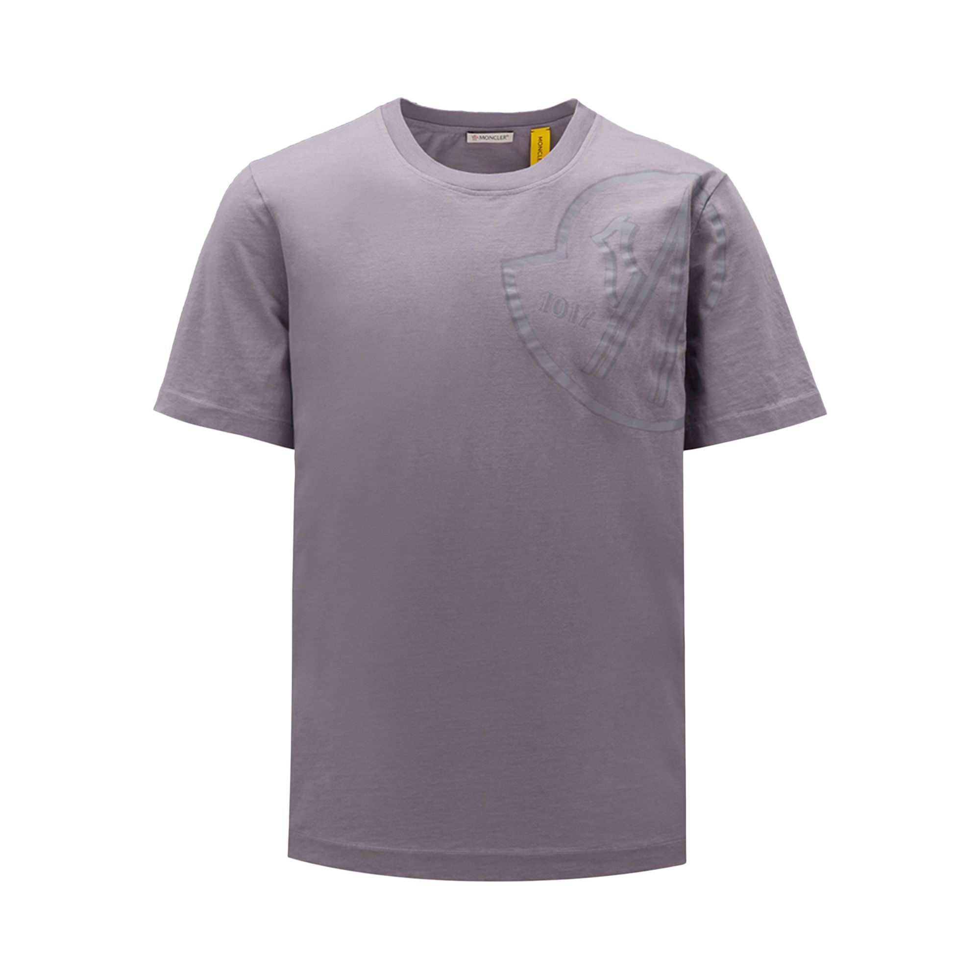 Pre-owned Moncler Genius X 1017 Alyx 9sm Logo T-shirt 'lilac' | Purple | Men's Size Xs
