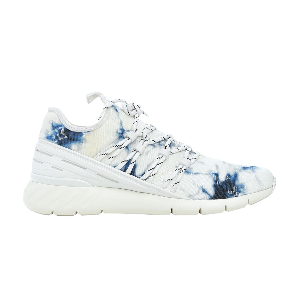 Pre-owned Louis Vuitton Fastlane Sneaker 'monogram Denim - Tie-dye' | White | Men's Size 5.5