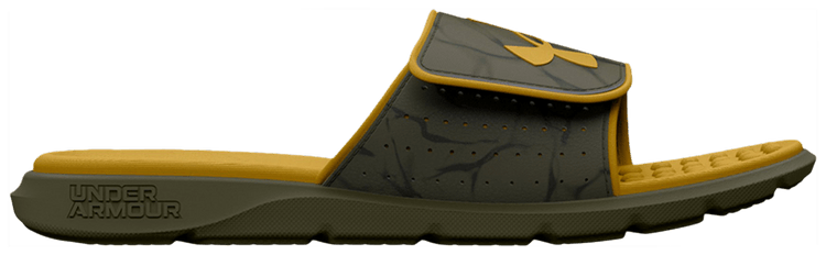 Under Armour Ignite Pro Graphic Strap Slide Marine Green