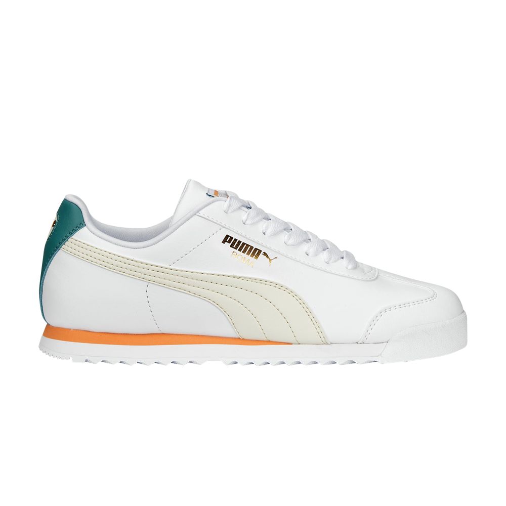 Puma Roma Basic Plus 'Pristine Orange Peach' | White | Men's Size 8 - 369571-46