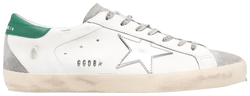Buy Golden Goose Superstar 'White Grey Green' - GMF00102 F004167 82171