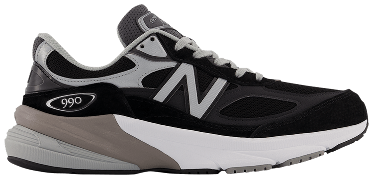 Buy Wmns 990v6 Made in USA Wide 'Black Silver' - W990BK6 D - Black