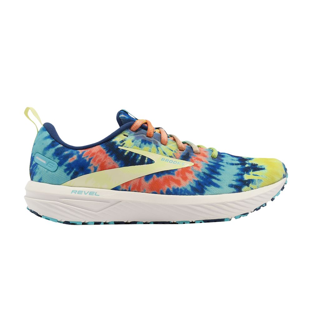 Pre-owned Brooks Revel 6 'rock N Roll - Tie Dye' In Multi-color