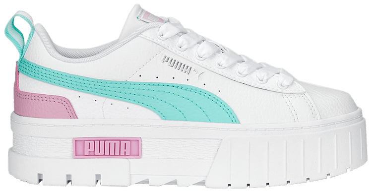 Puma Mayze Leather Jr White Mint