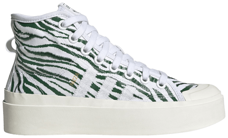 Adidas Wmns Nizza Bonega Mid Green Animal Print