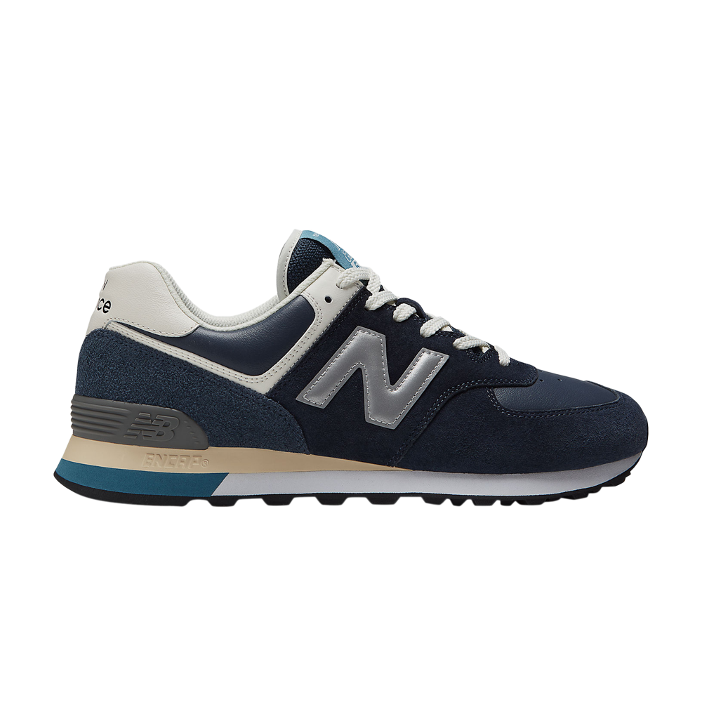Pre-owned New Balance 574 'navy Sea Salt' In Blue