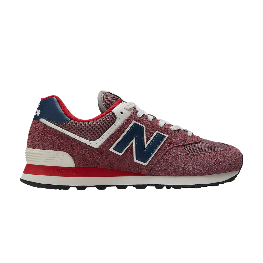 Pre-owned New Balance 574 'cranberry' In Red