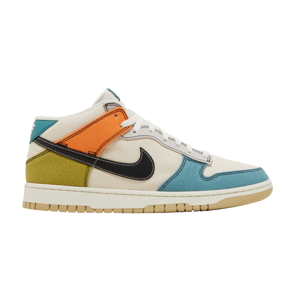 Pre-owned Nike Dunk Mid 'pale Ivory Multi-color'