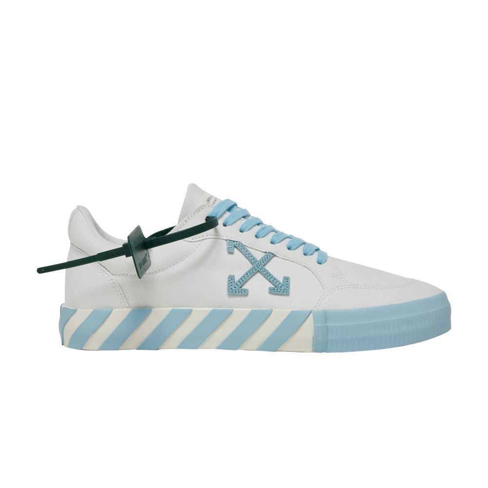Pre-owned Off-white Vulc Sneaker 'white Light Blue' | Men's Size 39