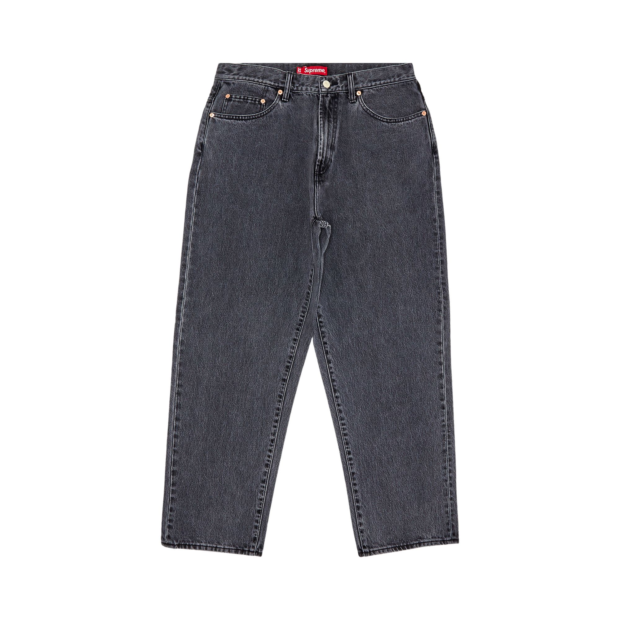 Pre-owned Supreme Baggy Jean 'washed Black' | Men's Size 32