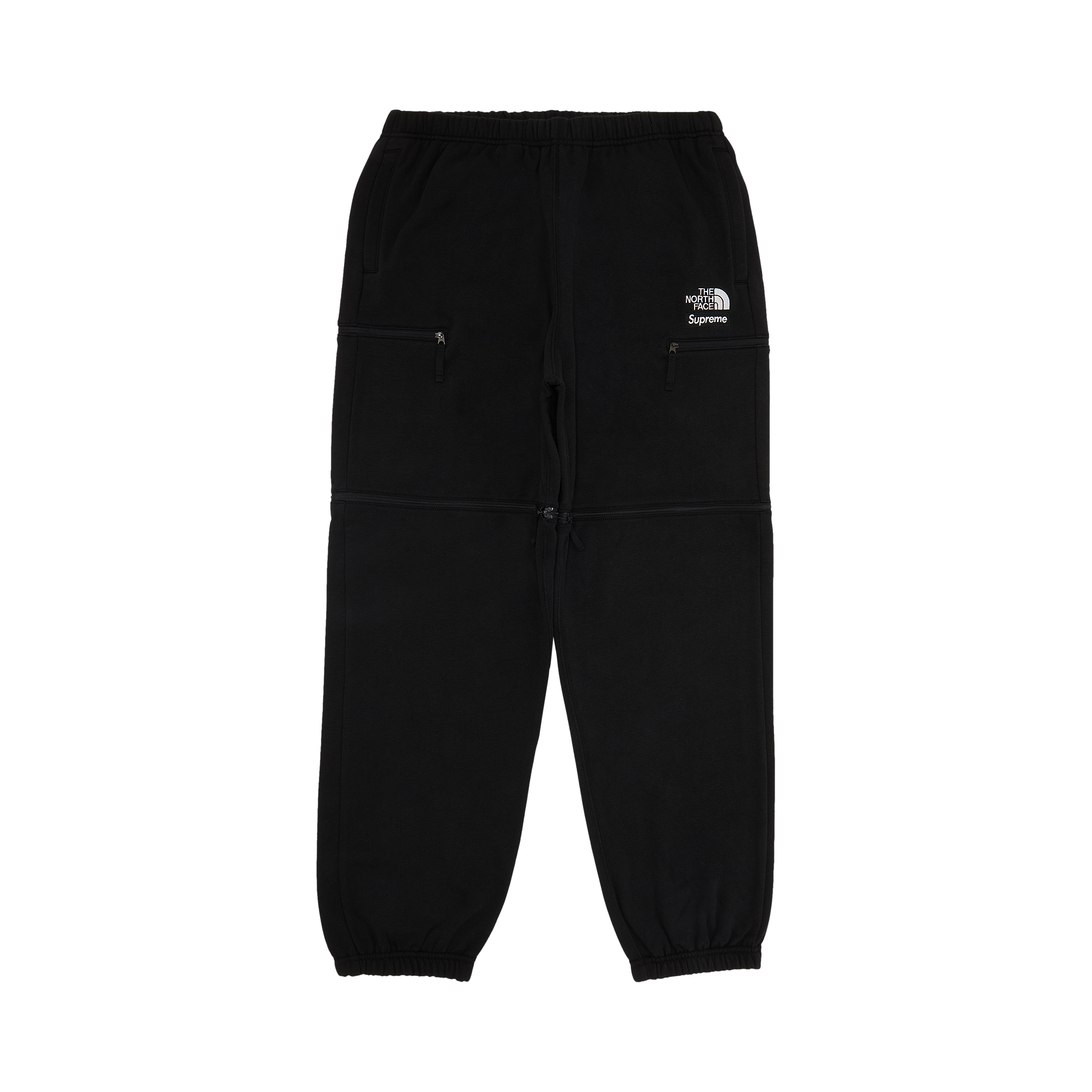 Pre-owned Supreme X The North Face Convertible Sweatpant 'black'