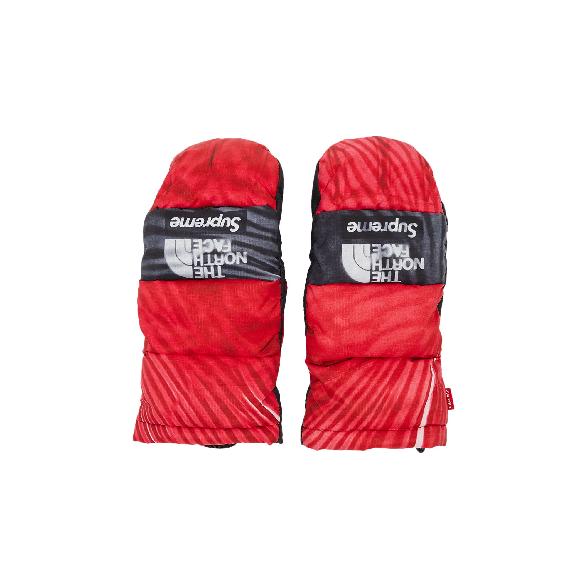 SUPREME SUPREME X THE NORTH FACE PRINTED MONTANA MITT 'RED'