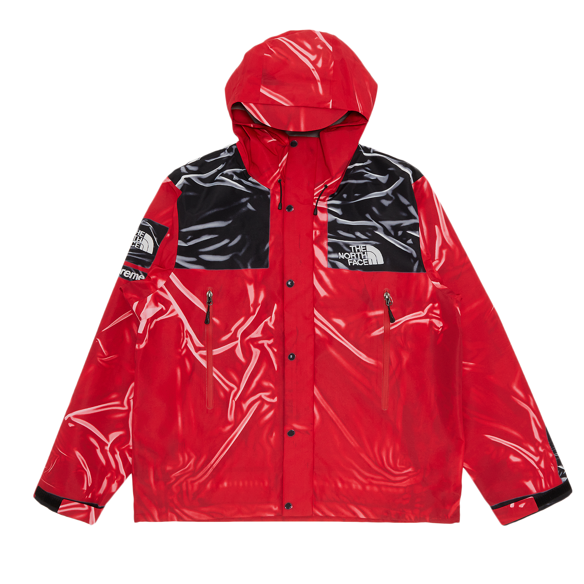 Pre-owned Supreme X The North Face Printed Taped Seam Shell Jacket 'red'