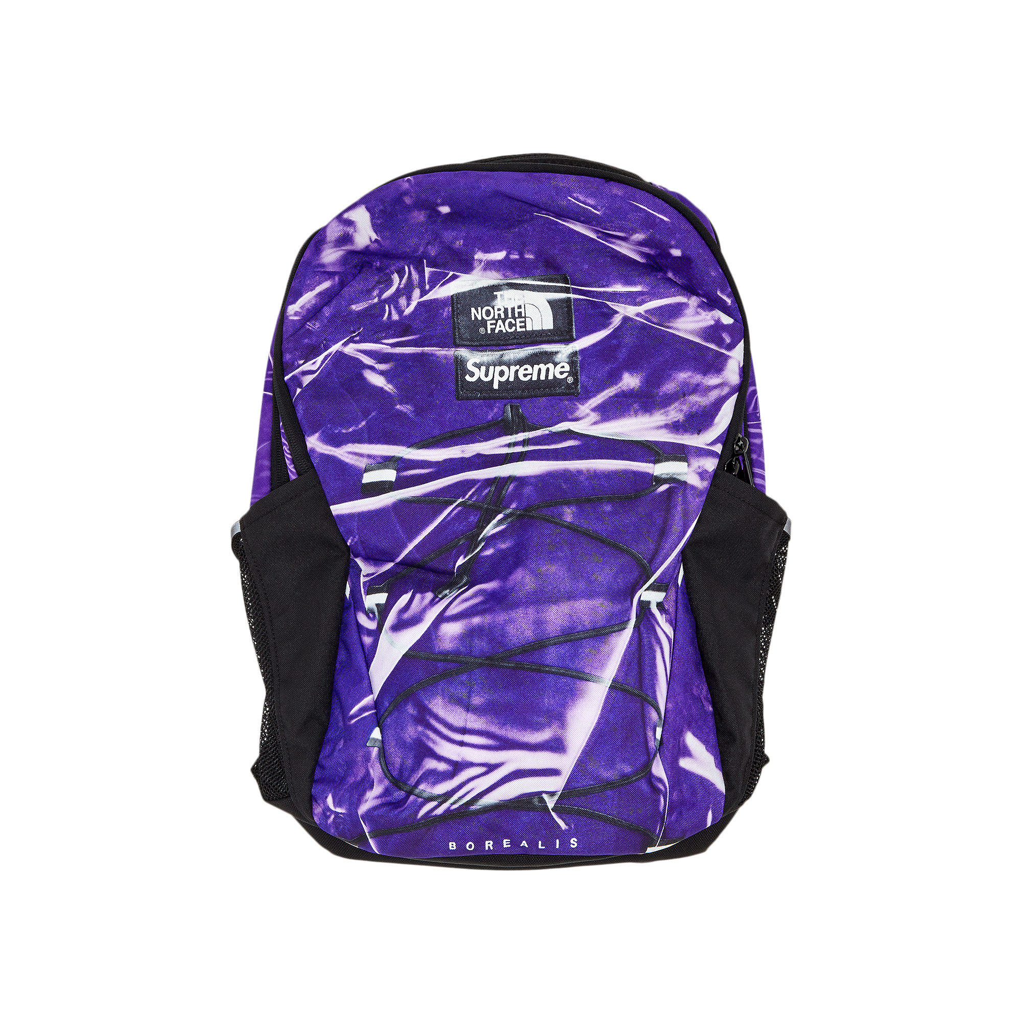 Pre-owned Supreme X The North Face Printed Borealis Backpack 'purple'