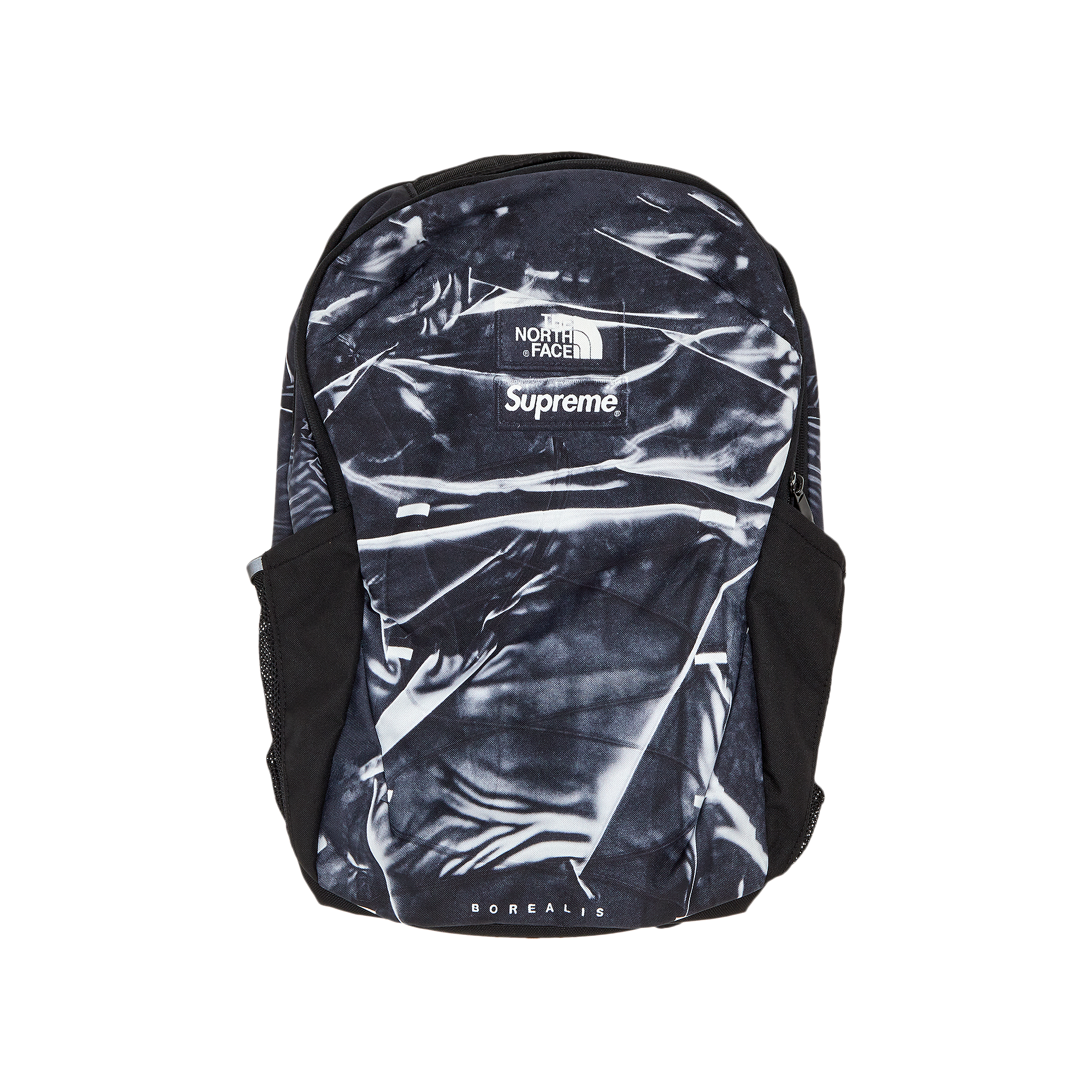 Pre-owned Supreme X The North Face Printed Borealis Backpack 'black'