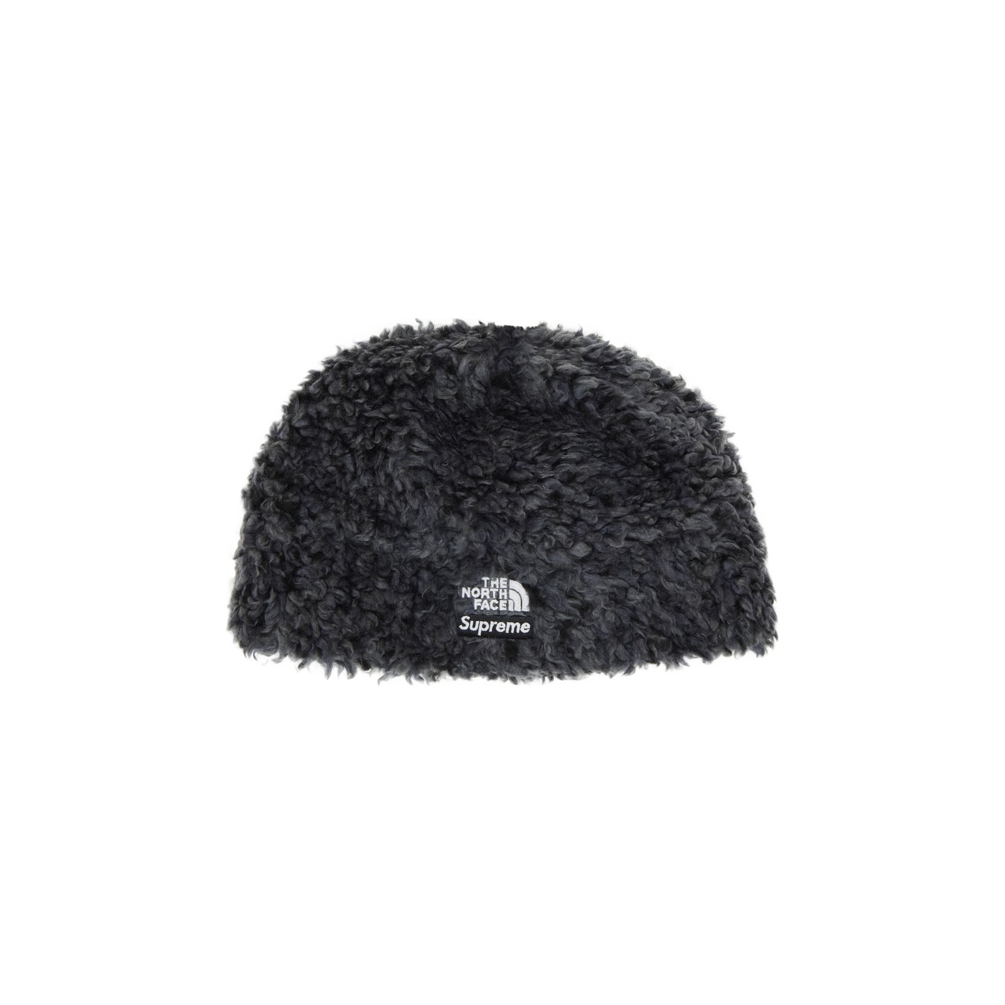 Pre-owned Supreme X The North Face High Pile Fleece Beanie 'black'