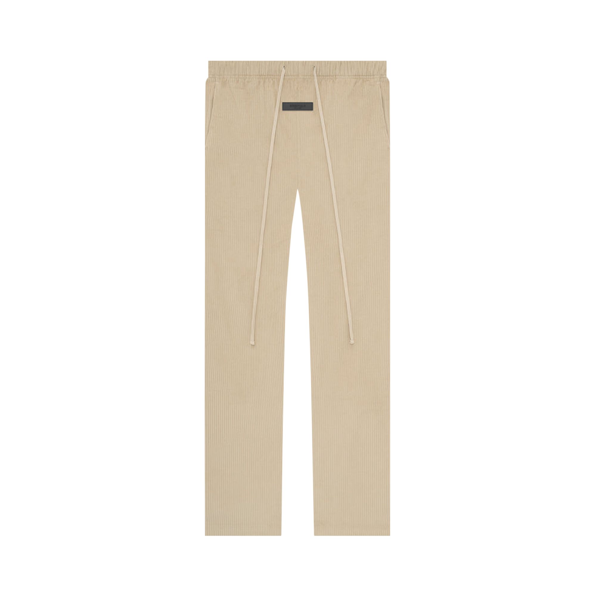 Pre-owned Essentials Fear Of God Relaxed Corduroy Pants 'sand' In Tan
