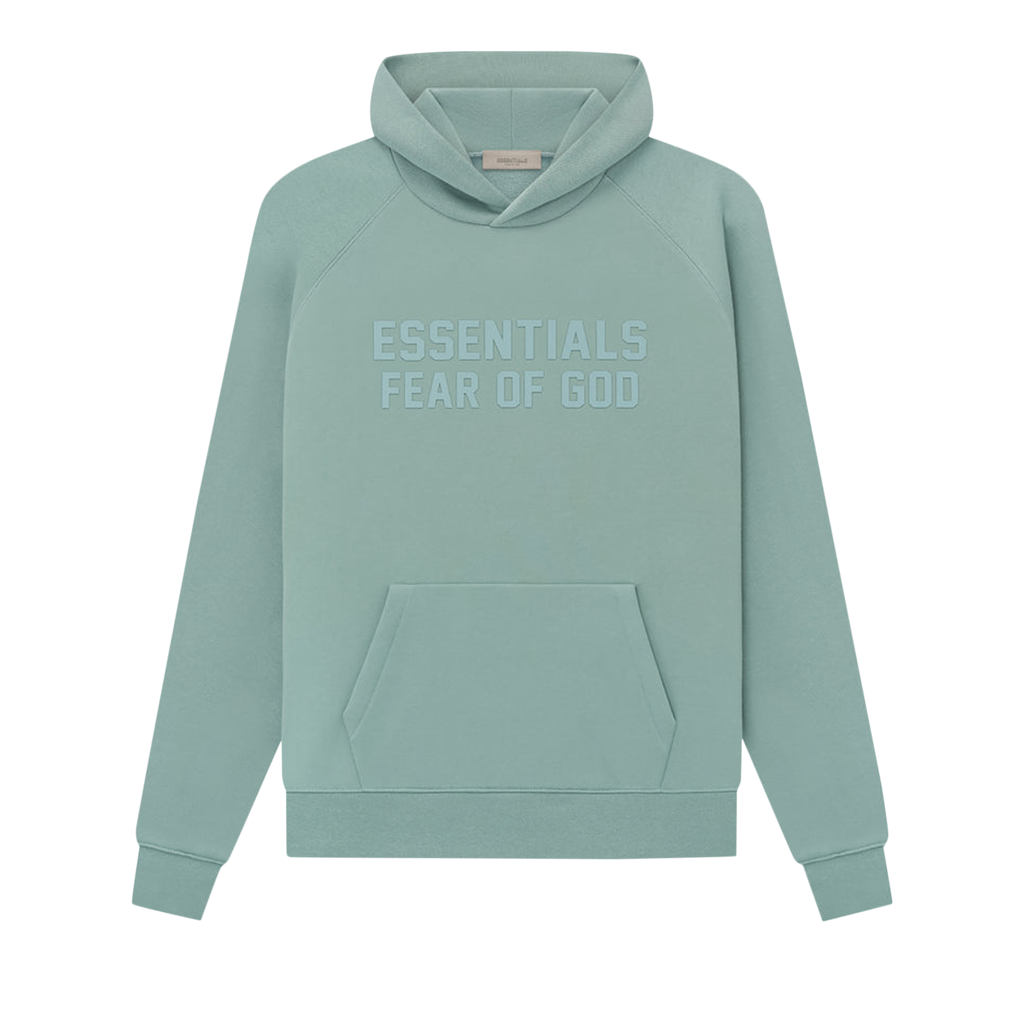Pre-owned Essentials Fear Of God  Hoodie 'sycamore' In Green