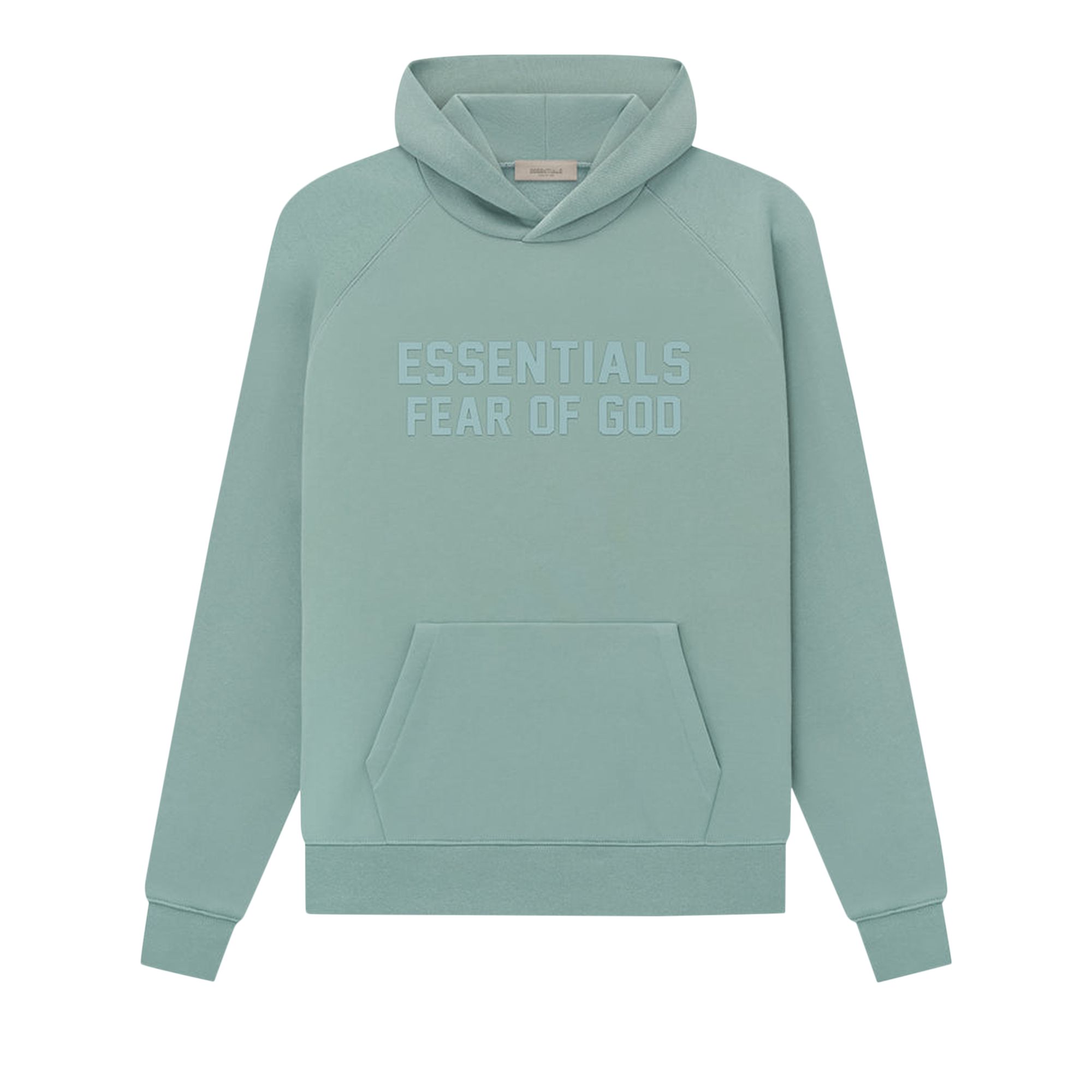 Pre-owned Essentials Fear Of God  Hoodie 'sycamore' In Green