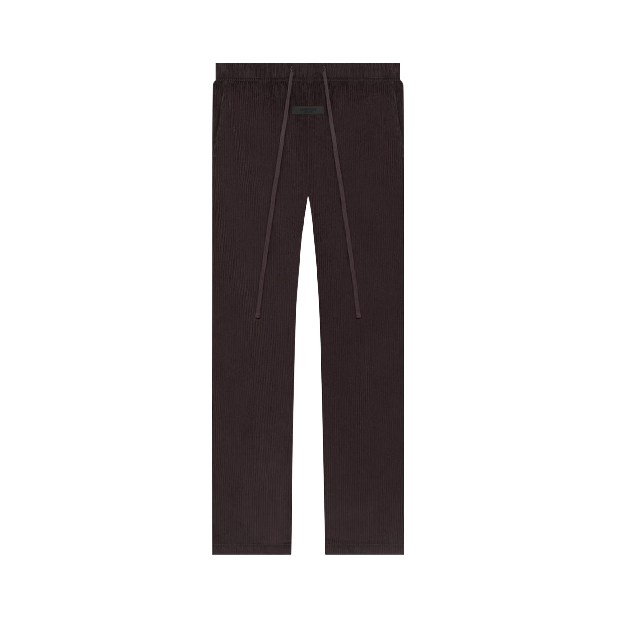 Pre-owned Essentials Fear Of God  Relaxed Corduroy Pants 'plum' In Brown