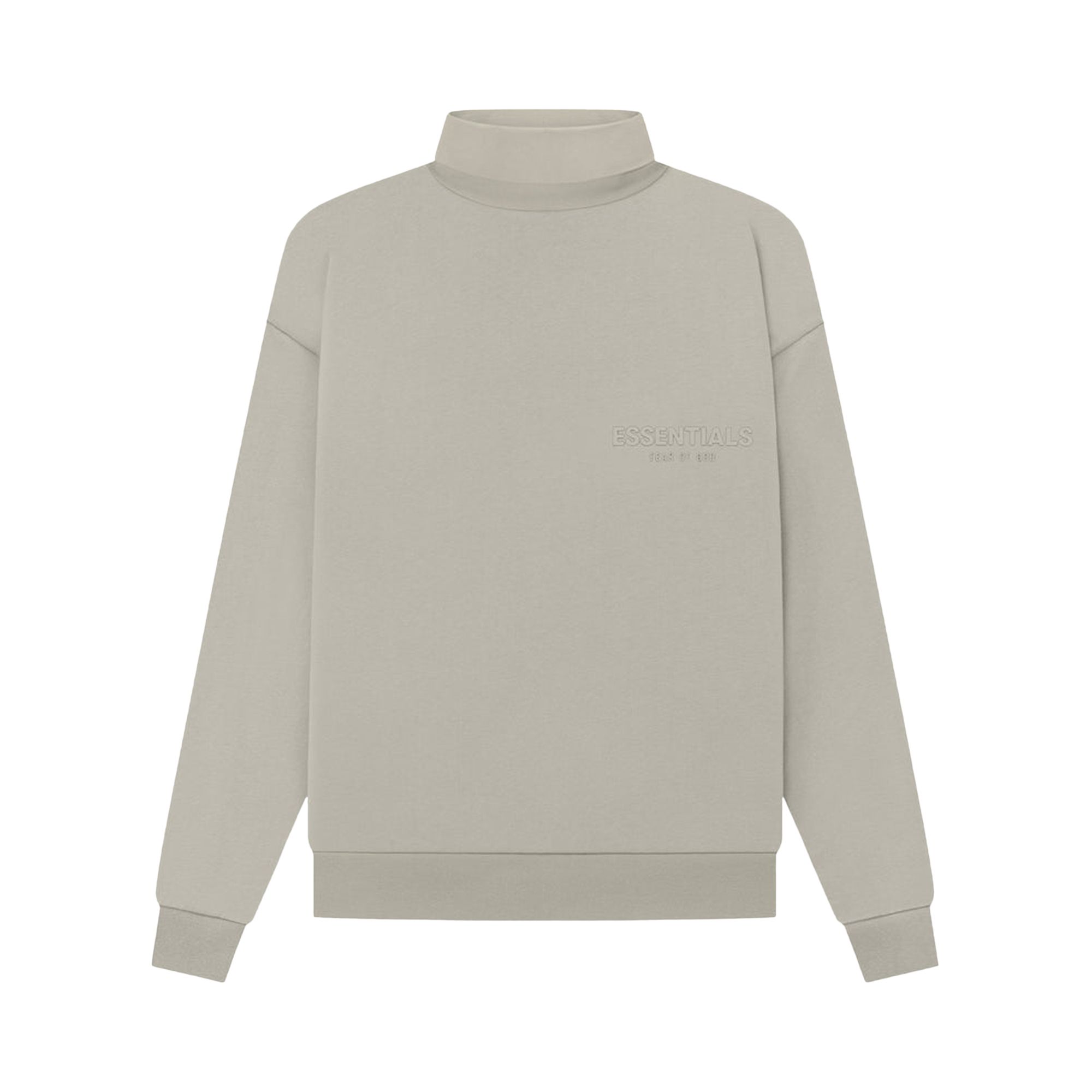 Pre-owned Essentials Fear Of God  Turtleneck 'seal' | Grey | Men's Size Xs In Gray