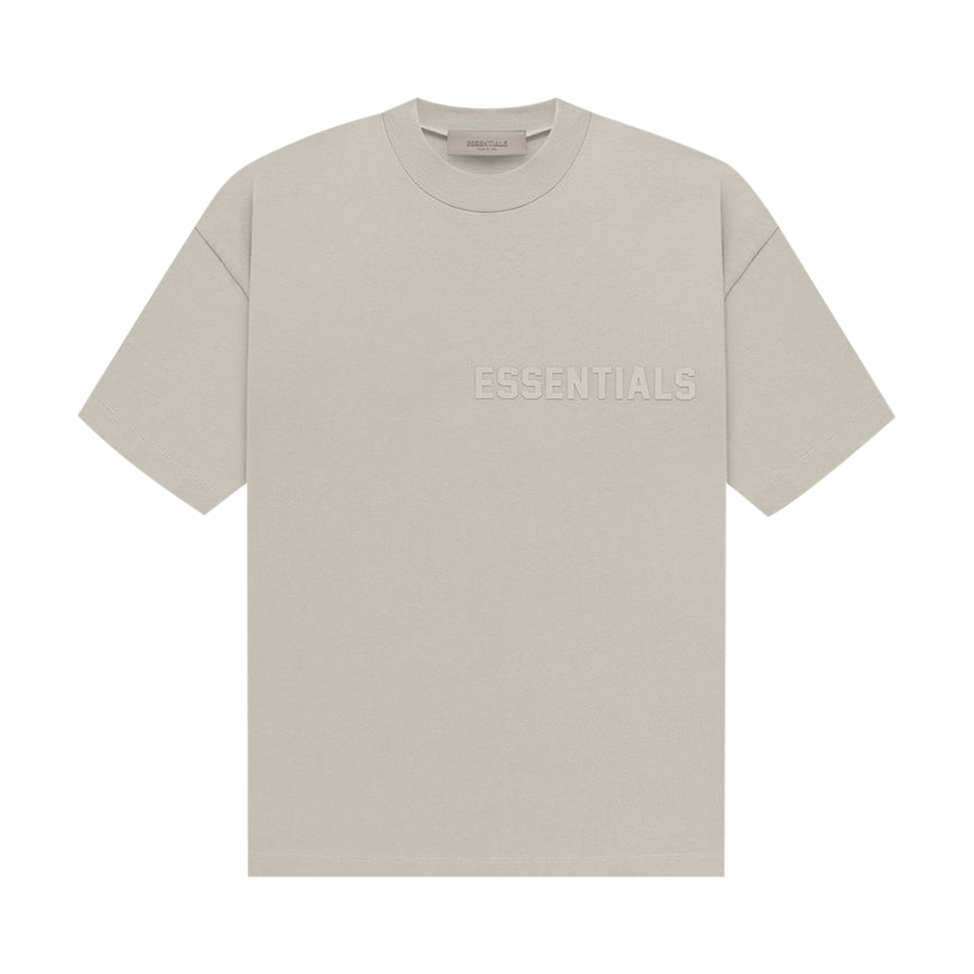 Pre-owned Essentials Fear Of God  Short-sleeve Tee 'seal' In Grey