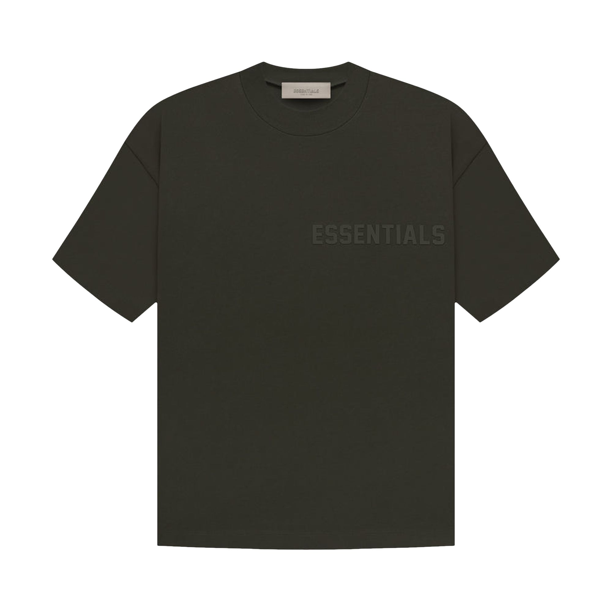 Pre-owned Essentials Fear Of God Short-sleeve Tee 'off Black'