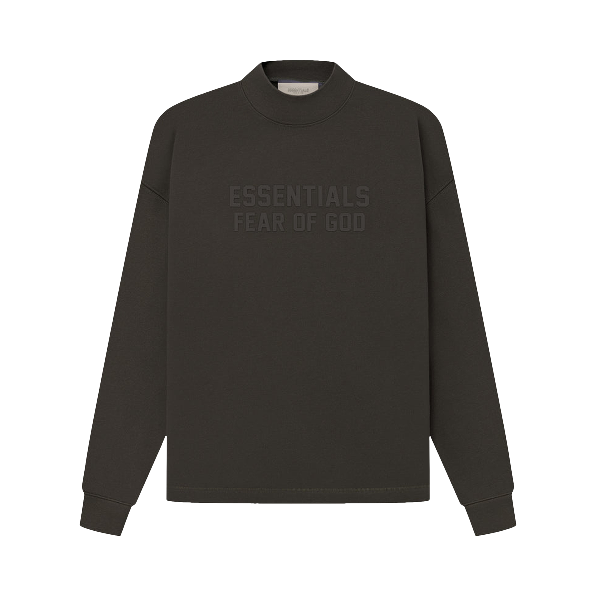 Pre-owned Essentials Fear Of God  Relaxed Crewneck 'off Black'