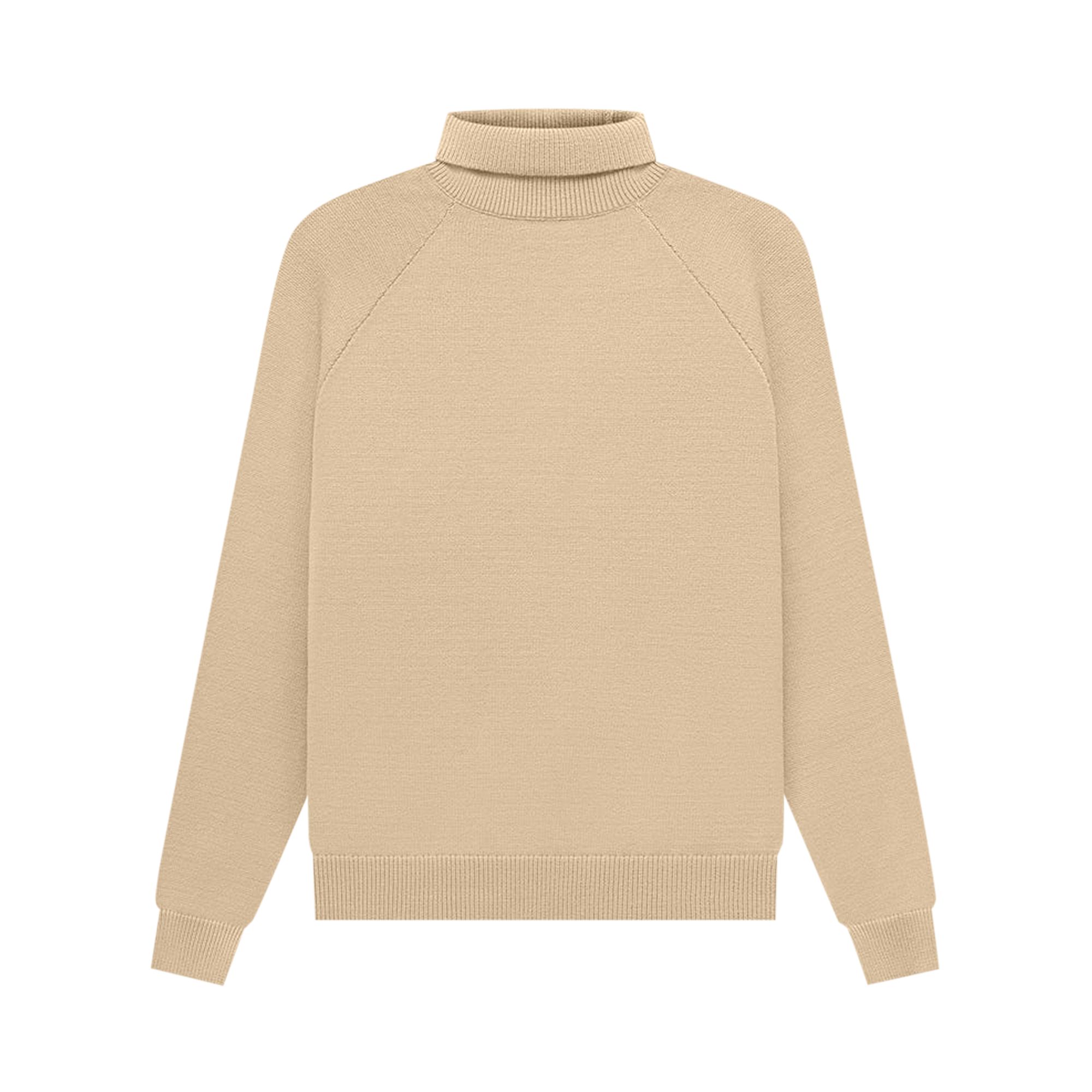 Pre-owned Essentials Fear Of God Knit Turtleneck 'sand' | Tan | Men's Size M In Brown
