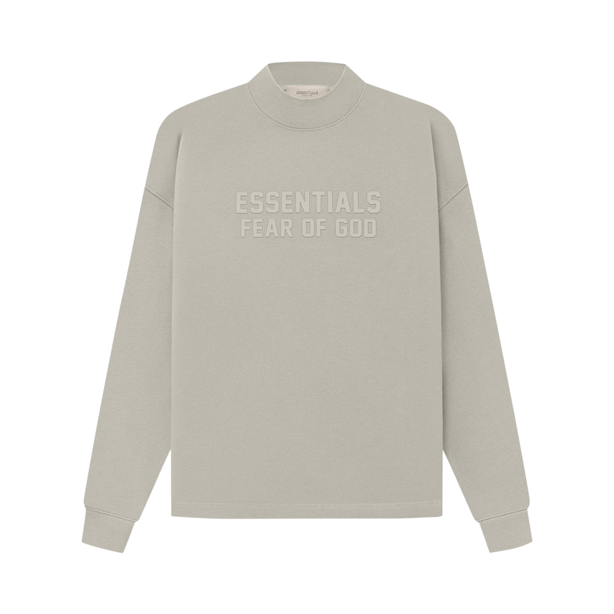 Pre-owned Essentials Fear Of God  Relaxed Crewneck 'seal' In Grey