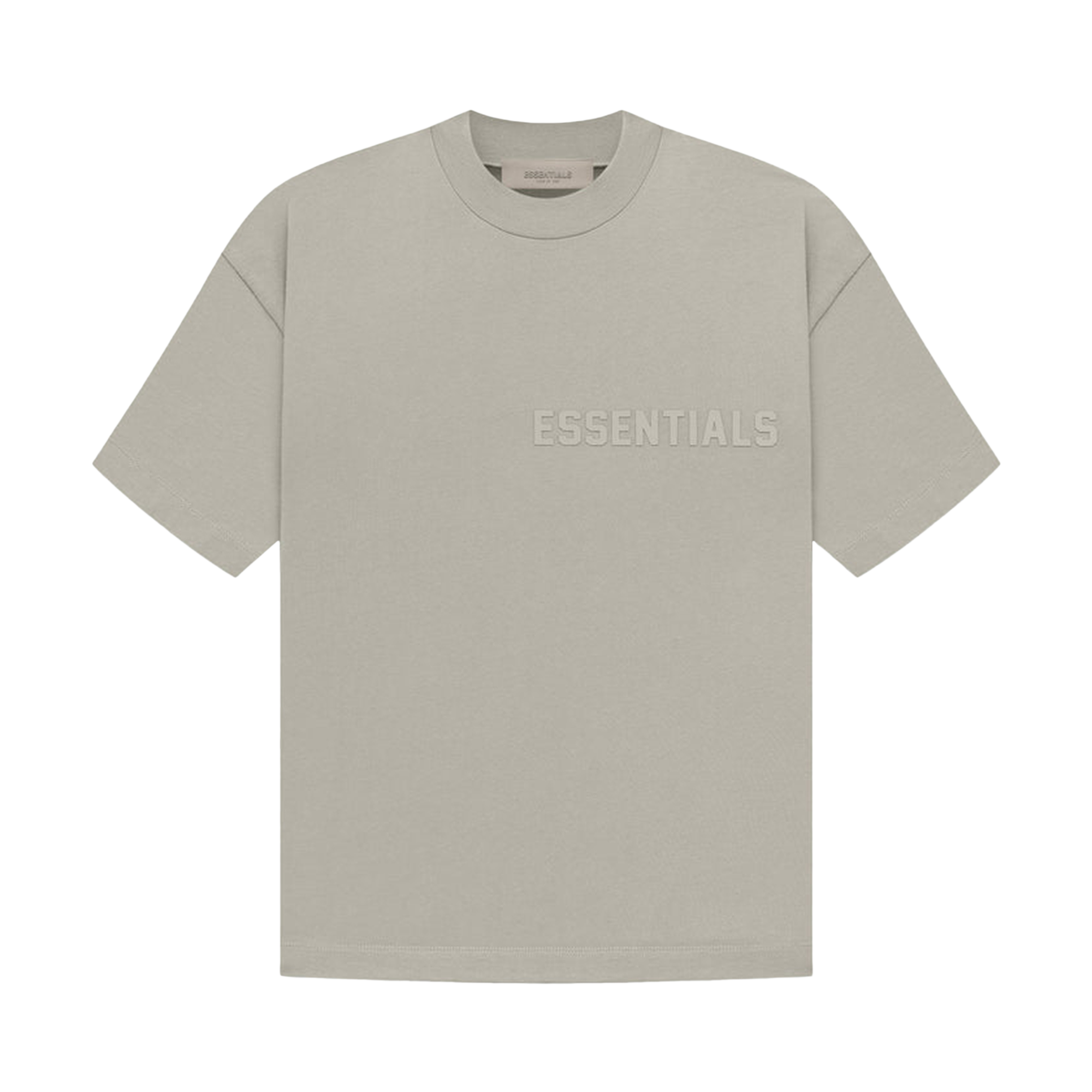 Pre-owned Essentials Fear Of God  Short-sleeve Tee 'seal' In Grey