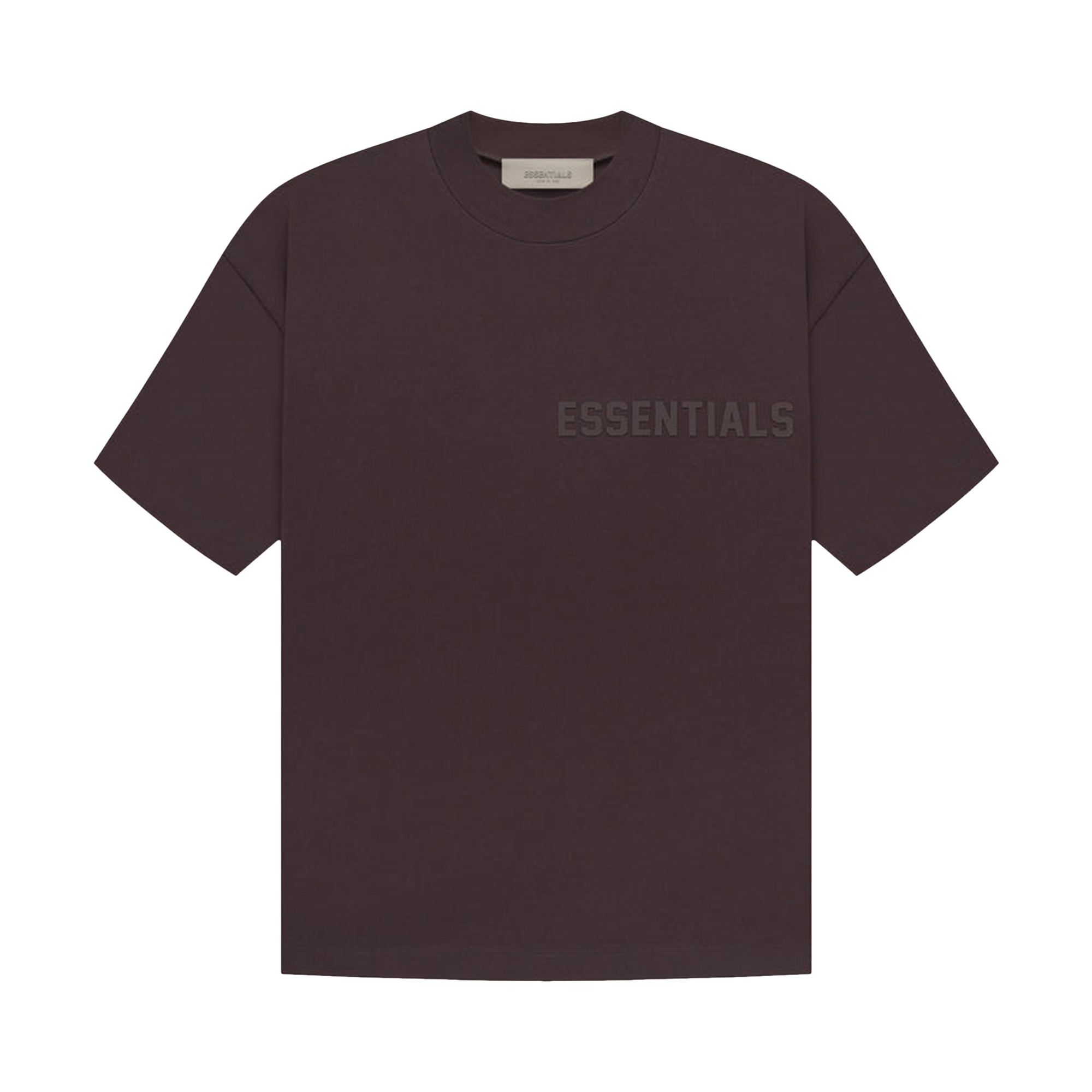 Pre-owned Essentials Fear Of God  Short-sleeve Tee 'plum' In Purple