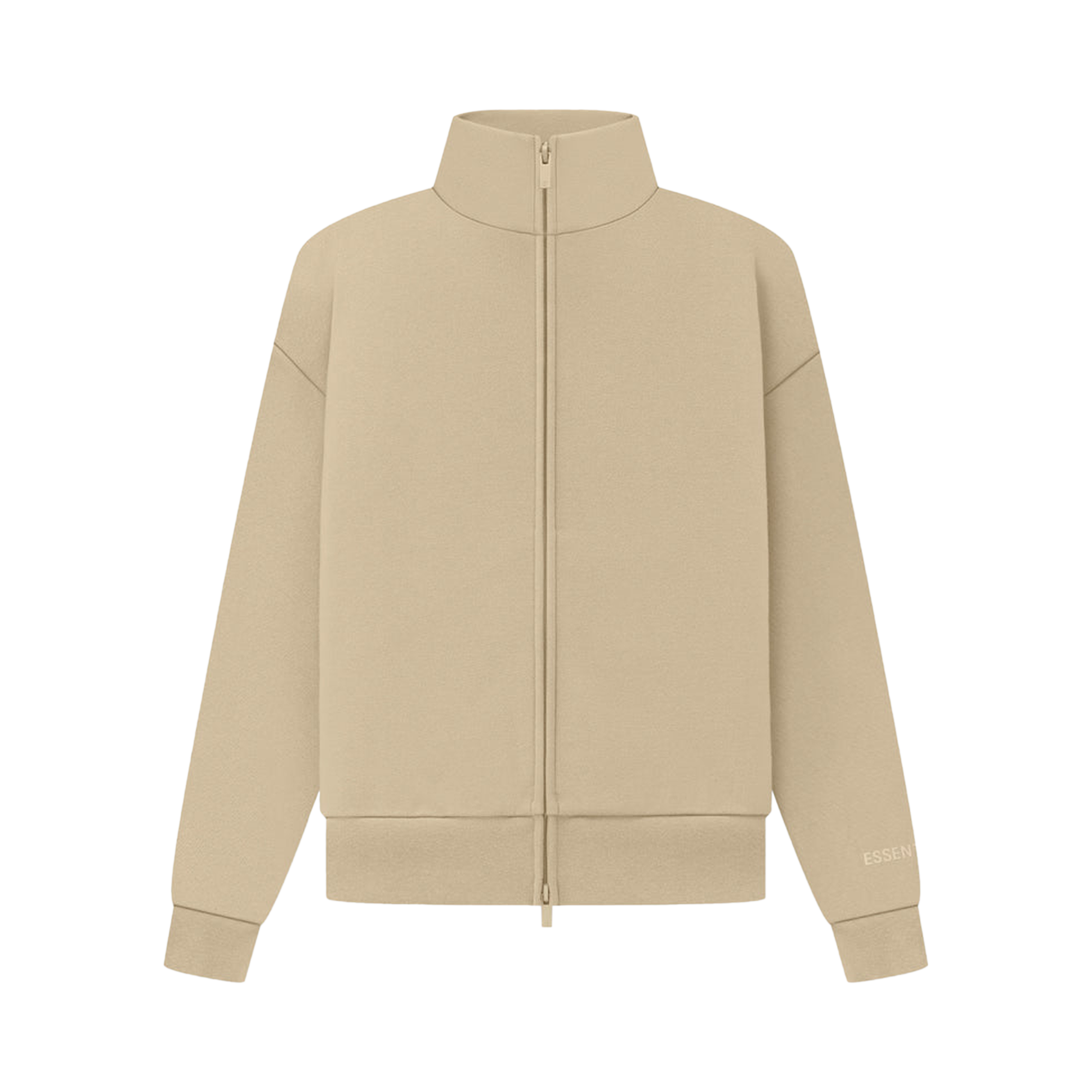 Pre-owned Essentials Fear Of God  Fullzip Jacket 'sand' In Cream