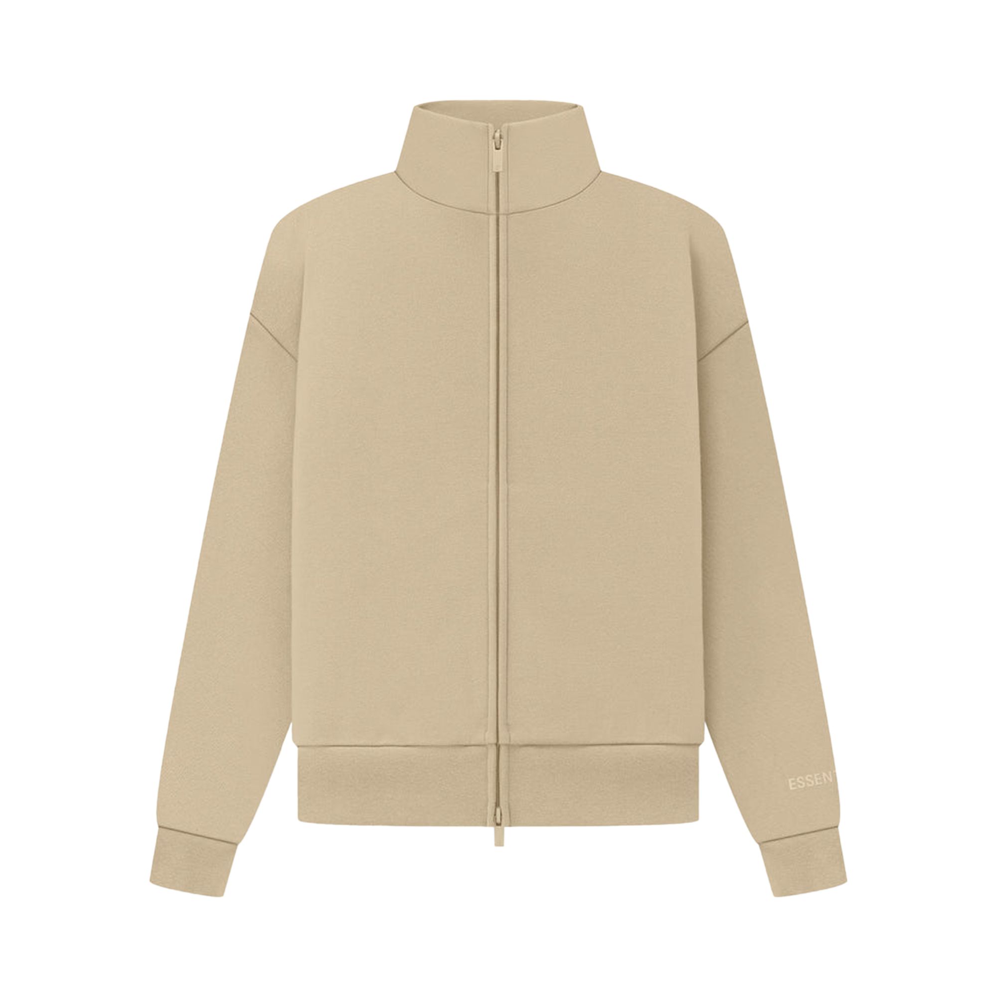 Pre-owned Essentials Fear Of God Fullzip Jacket 'sand' In Cream