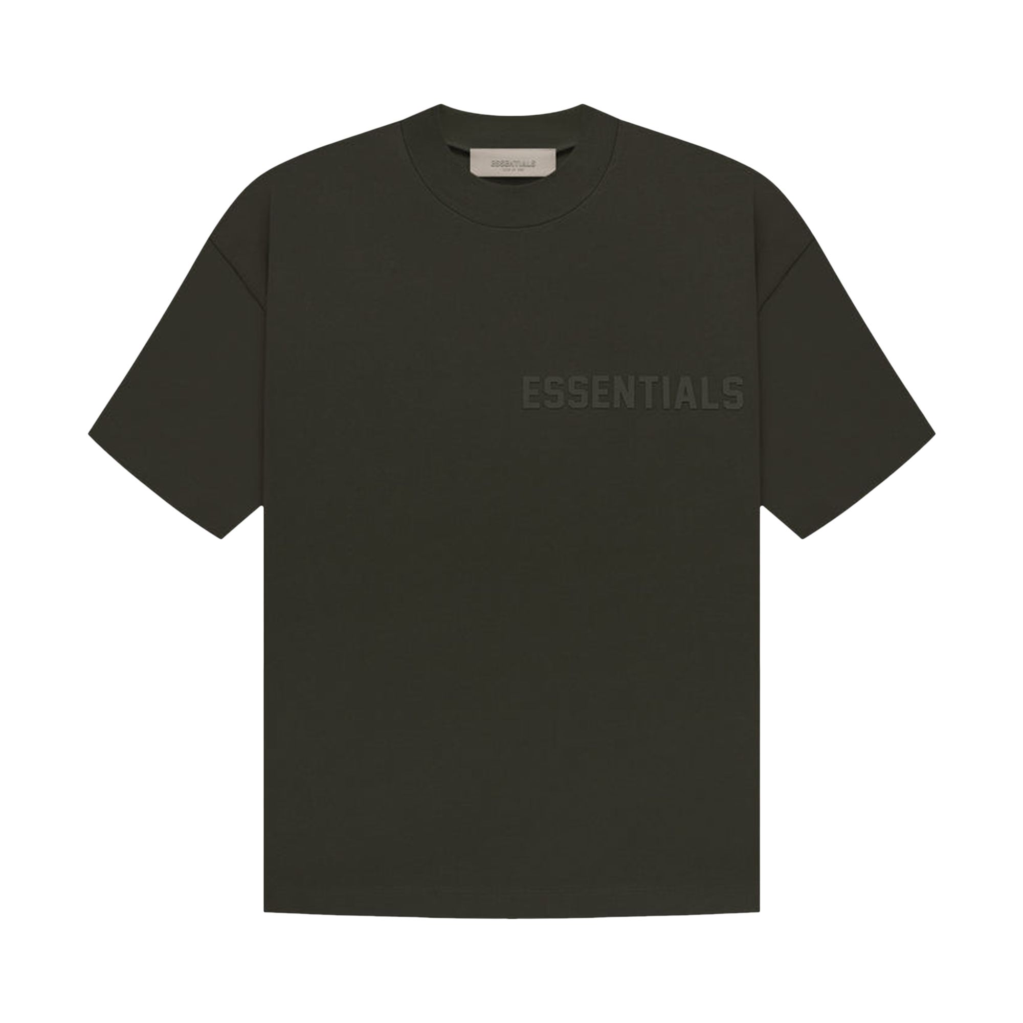 Pre-owned Essentials Fear Of God Short-sleeve Tee 'off Black'