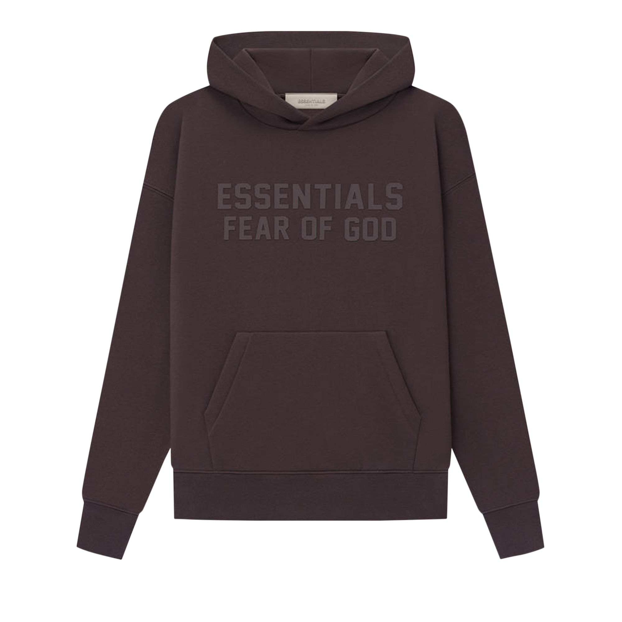 Fear of God Essentials Kids Hoodie 'Plum' | Brown | Kid's Size -4.5