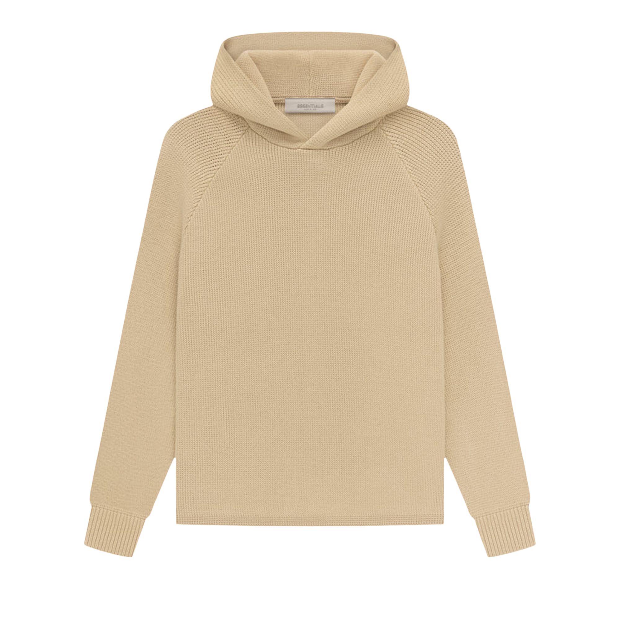 Fear of God Essentials Kids Knit Hoodie 'Sand' | Tan | Kid's Size 10