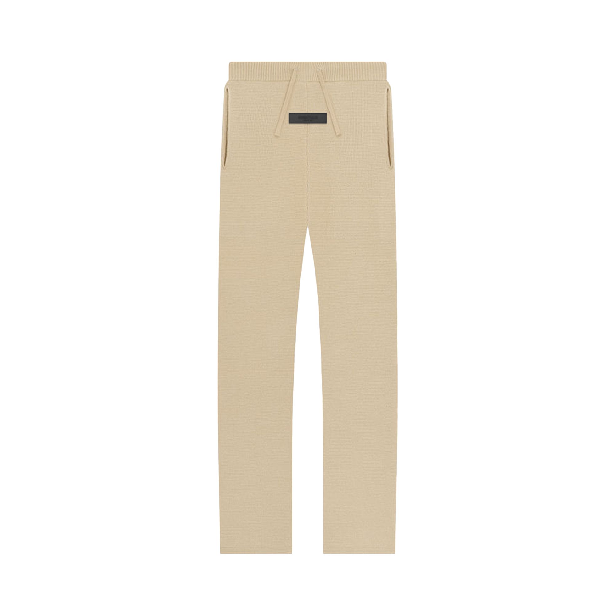 Pre-owned Essentials Fear Of God  Kids Relaxed Knit Sweatpant 'sand' | Tan | Kid's Size -6.5